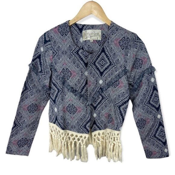 Rory Beca Anthropologie Revolve Bikes Jacket Fringe Hippie Bohemian Size XS Boho - Picture 3 of 14